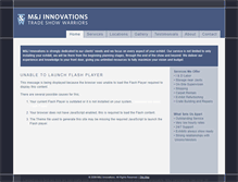 Tablet Screenshot of mandjinnovations.com